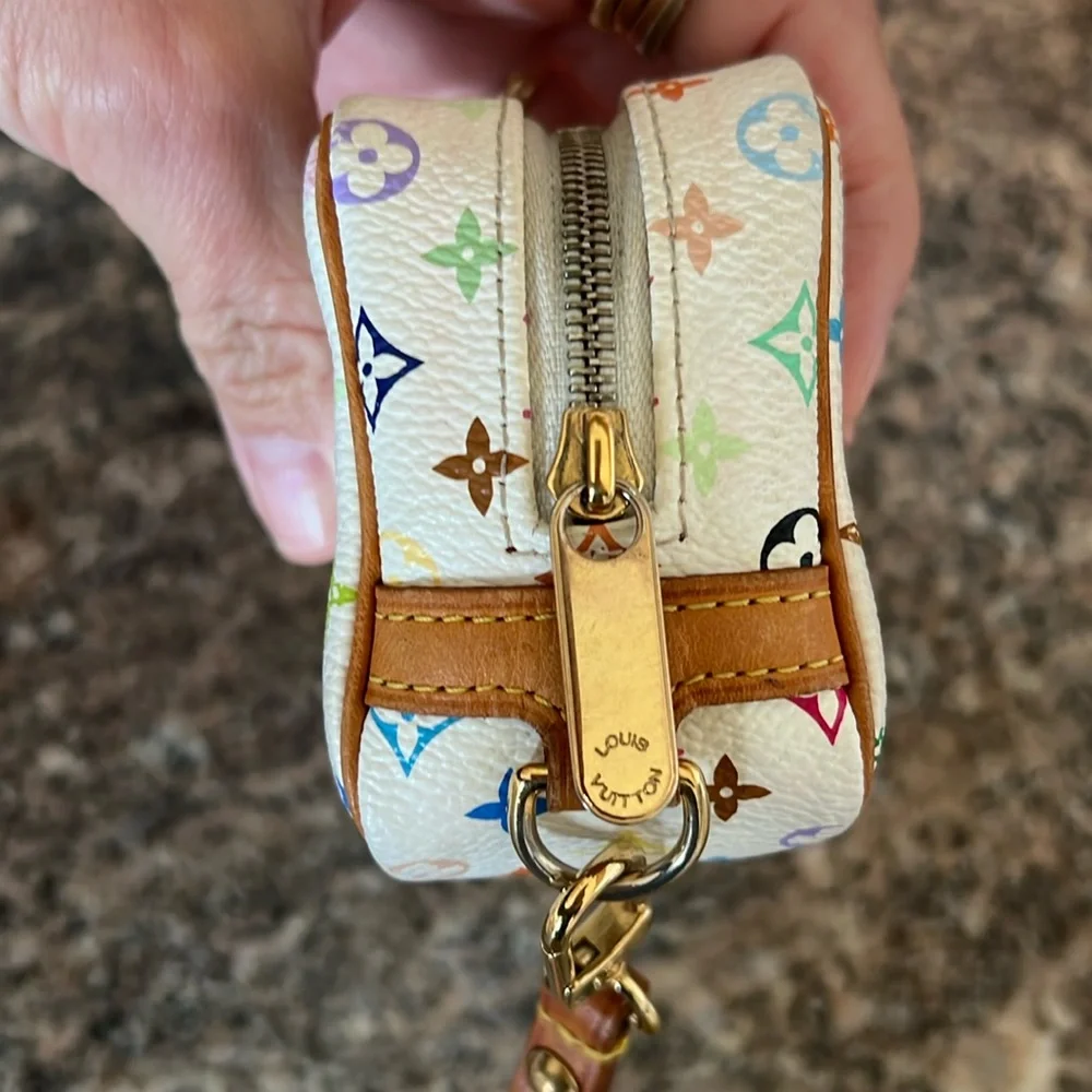 Louis Vuitton x Takashi Monogram Multicolor Wapity Pouch Wristlet